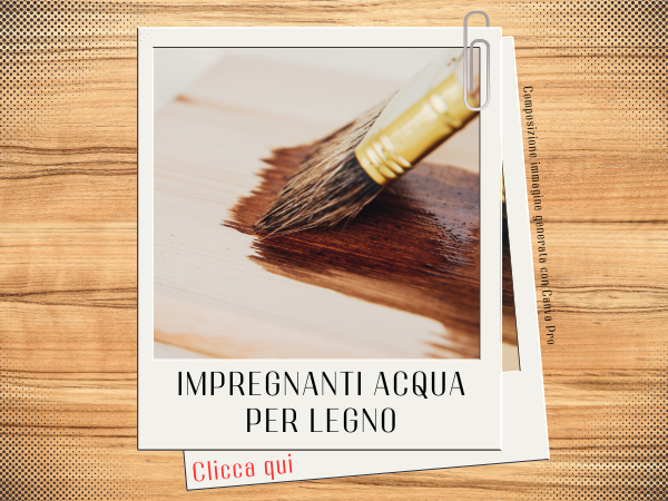 Impregnanti acqua per legno