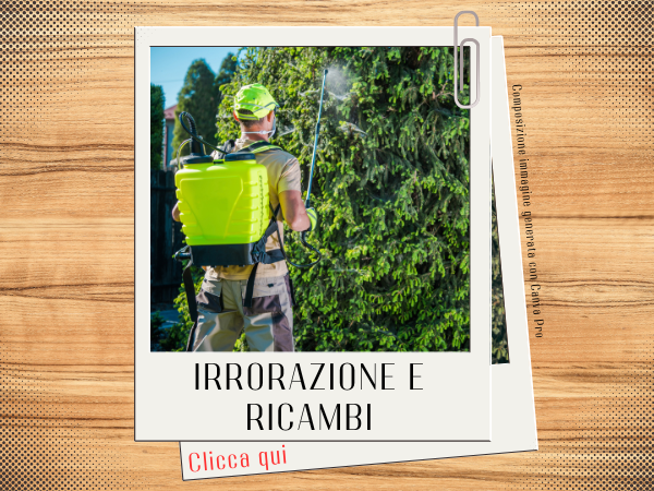 Irrorazione e ricambi