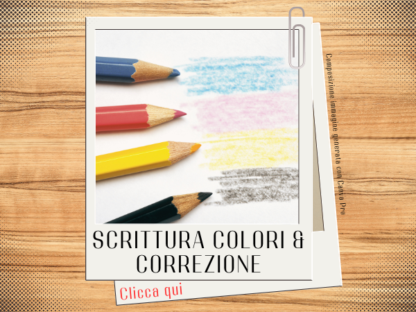 Scrittura colori e correzione