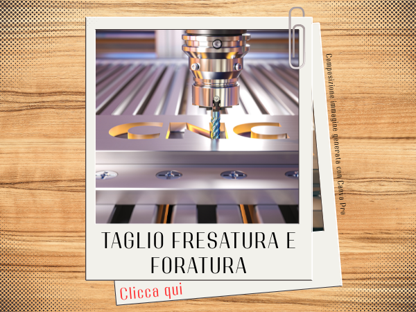 Taglio fresatura e foratura