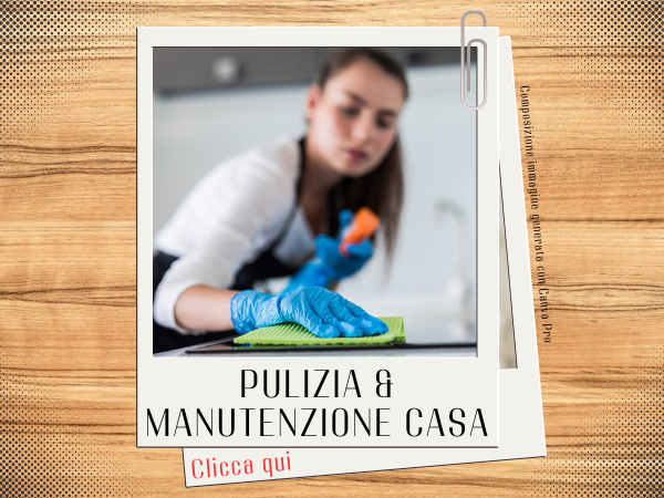 Pulizia e manutenzione casa