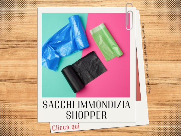 Sacchi immondizia  shopper