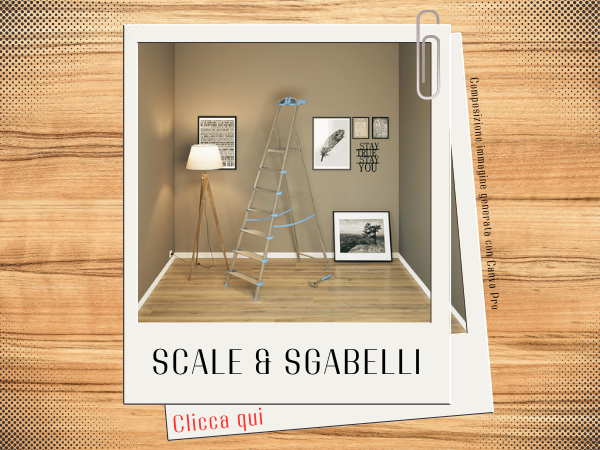 Scale sgabelli e carrelli
