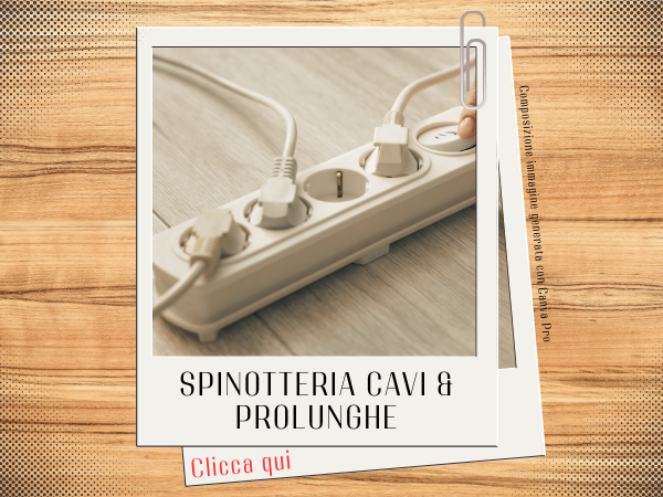 Spinotteria cavi e prolunghe